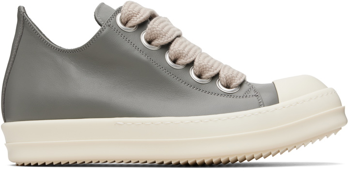 Photo: Rick Owens Gray Temple Jumbolace Low Sneakers