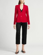 Malo Womens Blazer in Red