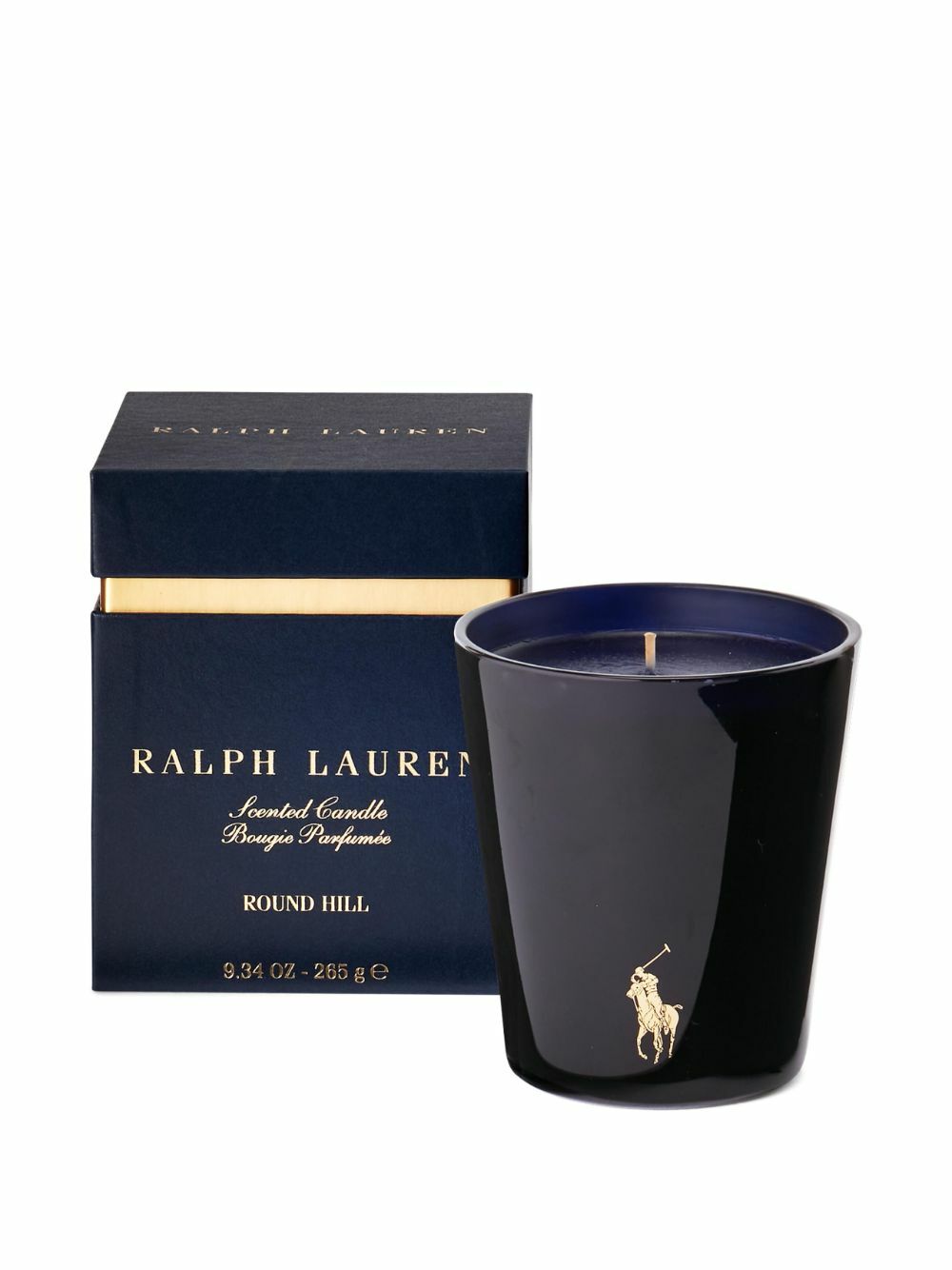 Ralph Lauren Home Blue Round Hill Candle