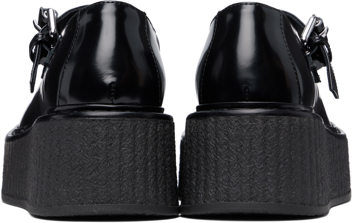 Moschino Black Olivia 1980 Loafers