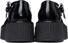 Moschino Black Olivia 1980 Loafers