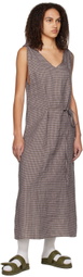 Deiji Studios Brown Knot Midi Dress