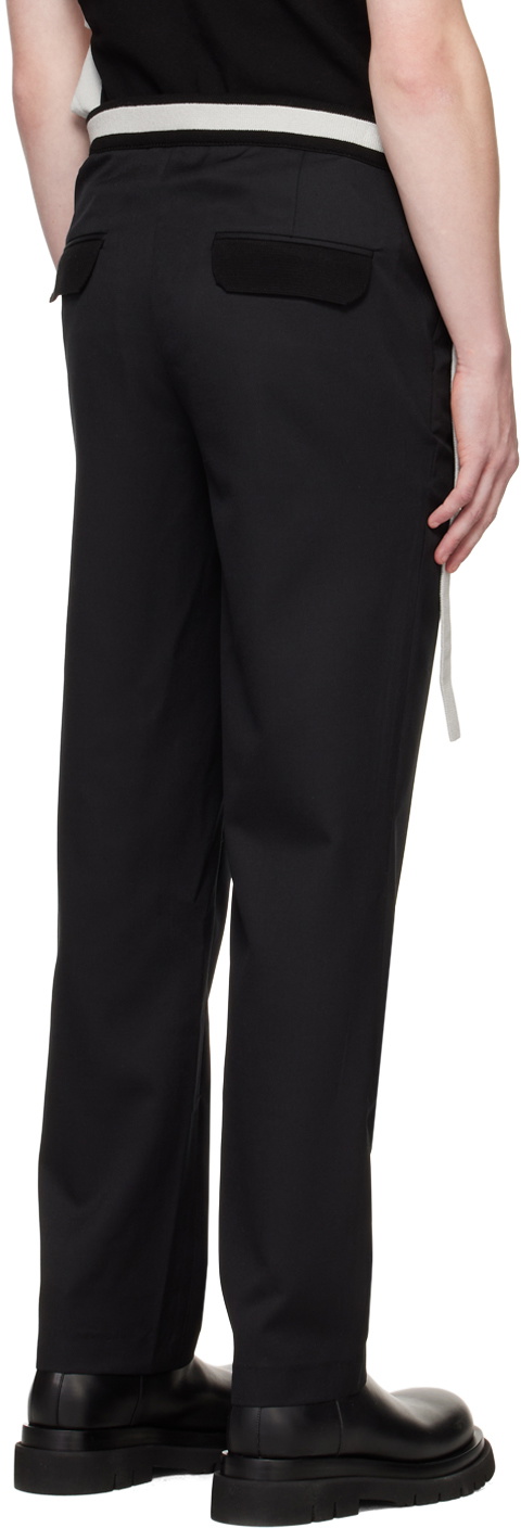 Steven Passaro SSENSE Exclusive Black Tailored Trousers