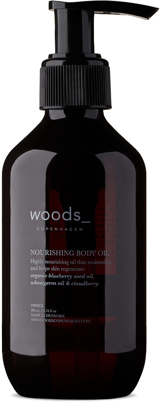 Photo: Woods Copenhagen Nourishing Body Oil, 200 mL