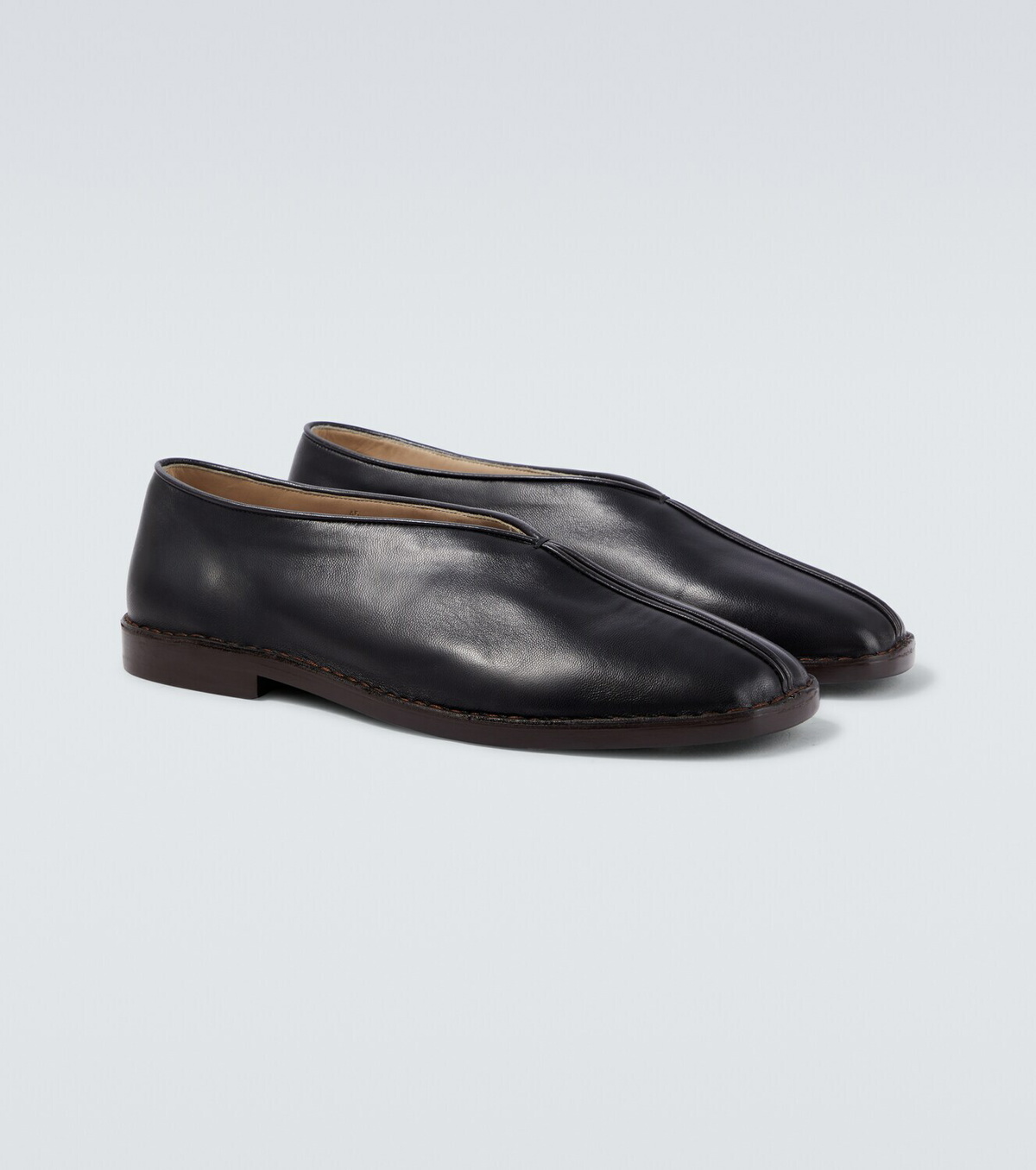 Lemaire Leather slip-on shoes