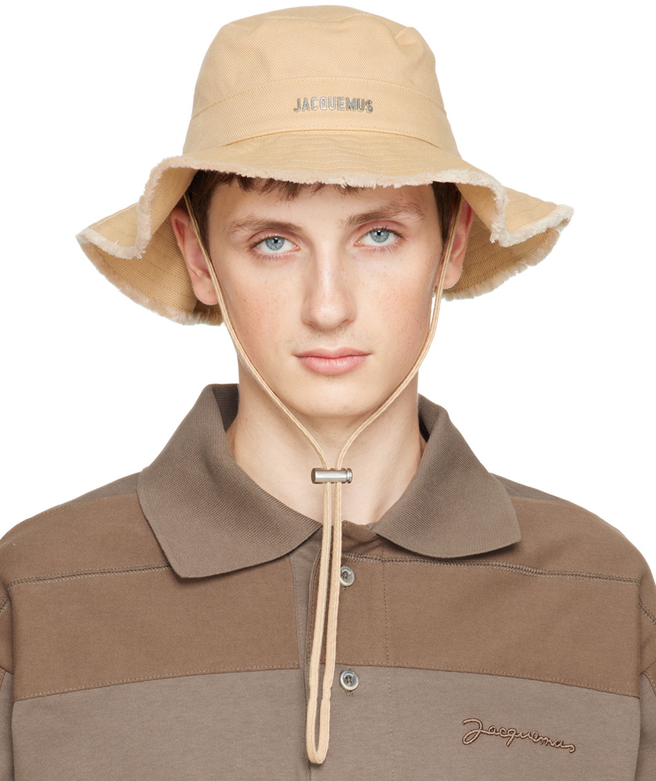 jacquemus Le bob Artichaut ベージュ Jacquemus Le Bob Artichaut Bucket Hat | Neutrals | FARFETCH