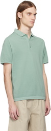 Reigning Champ Green Supima Pique Ace Polo
