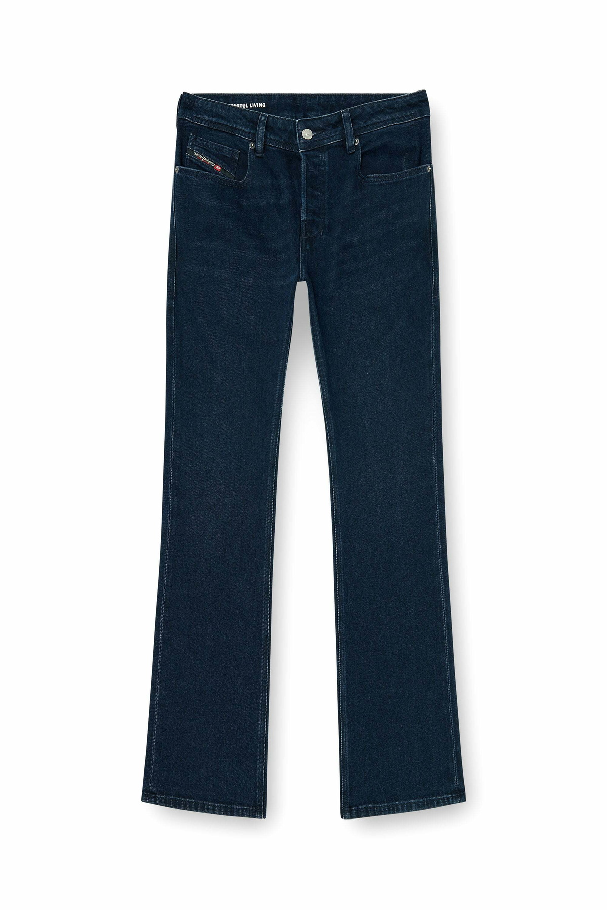 Diesel Bootcut Jeans Low Waist 2007 Zatiny, Dark blue, Button fly