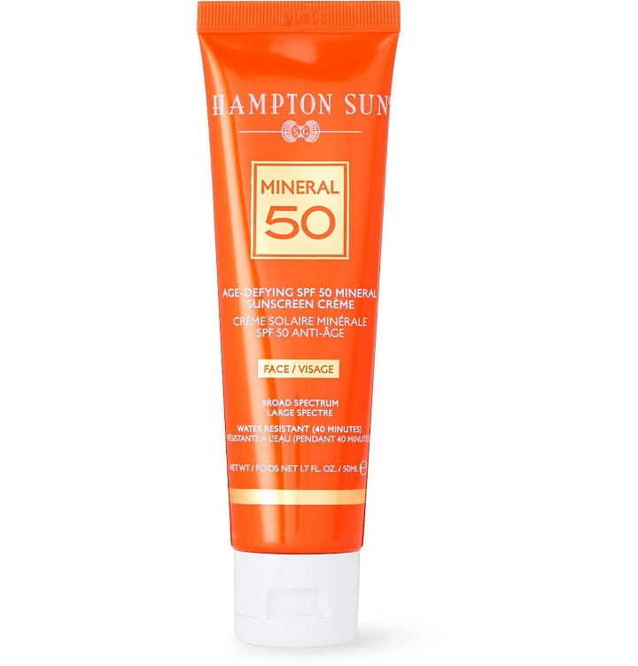Photo: Hampton Sun - Age-Defying SPF50 Mineral Crème Sunscreen for Face, 50ml - Colorless
