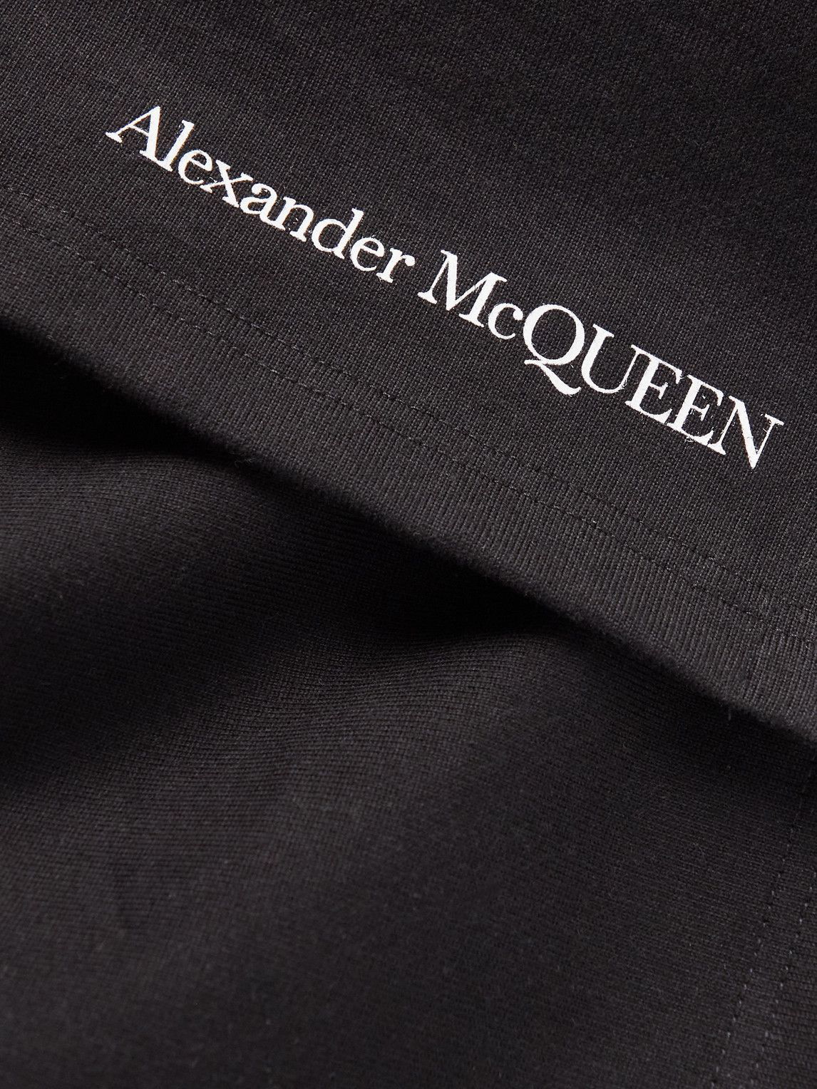Alexander McQueen embellished-buttons cotton sweatshirt - Black