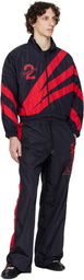 VAQUERA Black & Red Windbreaker Jacket