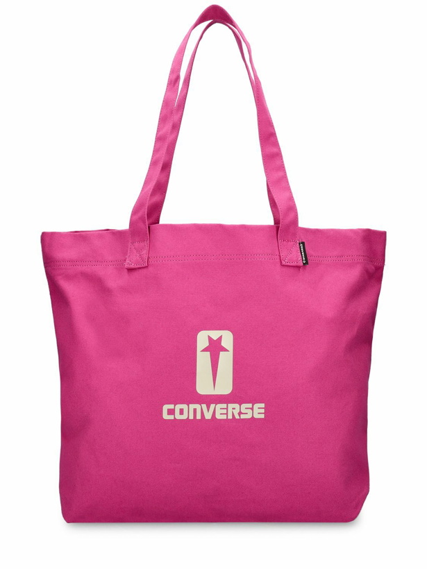 Photo: DRKSHDW X CONVERSE Converse Logo Tote Bag