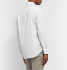 Mr P. - Slim-Fit Cotton-Poplin Shirt - White