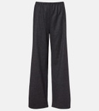 Asceno Austin wool and cashmere wide-leg pants