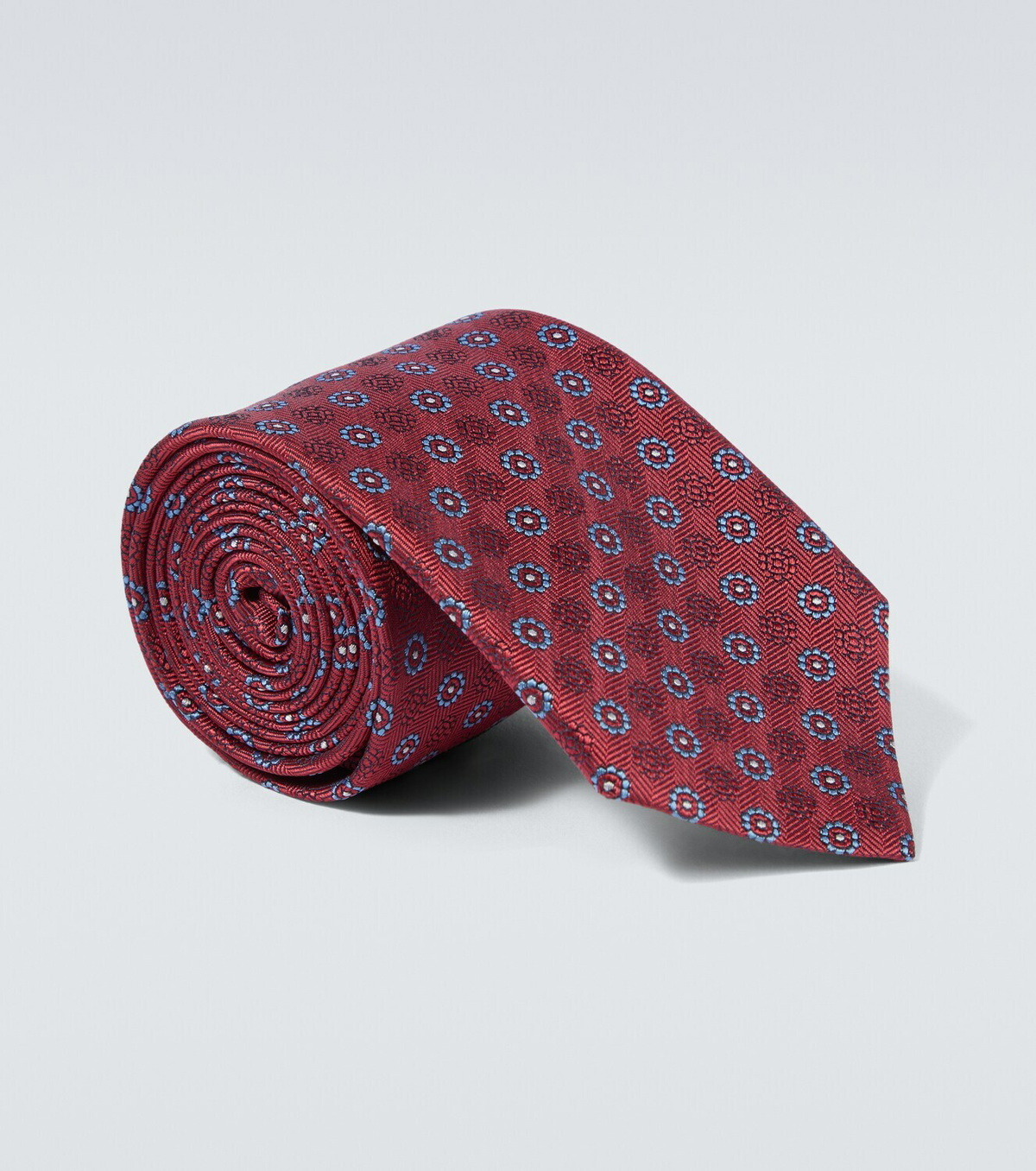 Canali Silk jacquard tie