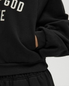 Fear of God Essentials FLEECE RAGLAN HOODIE Black Womens Hoody