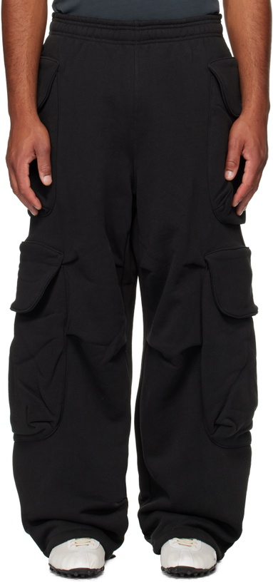 Photo: Entire Studios Black Heavy Gocar Cargo Pants