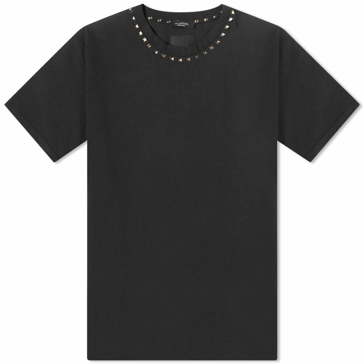 Photo: Valentino Men's Rockstud T-Shirt in Black