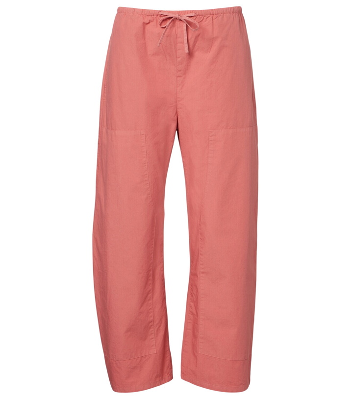 Photo: Leset Kyoto cropped cotton wide-leg pants