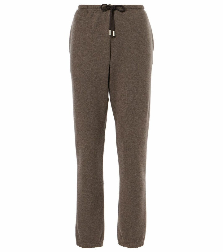 Photo: The Row Teo cashmere and cotton sweatpants