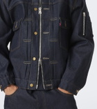 Sacai Denim bomber jacket