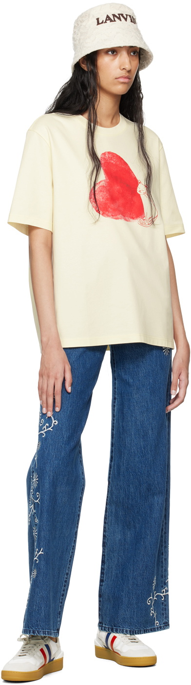 Lanvin Yellow Qixi T-Shirt