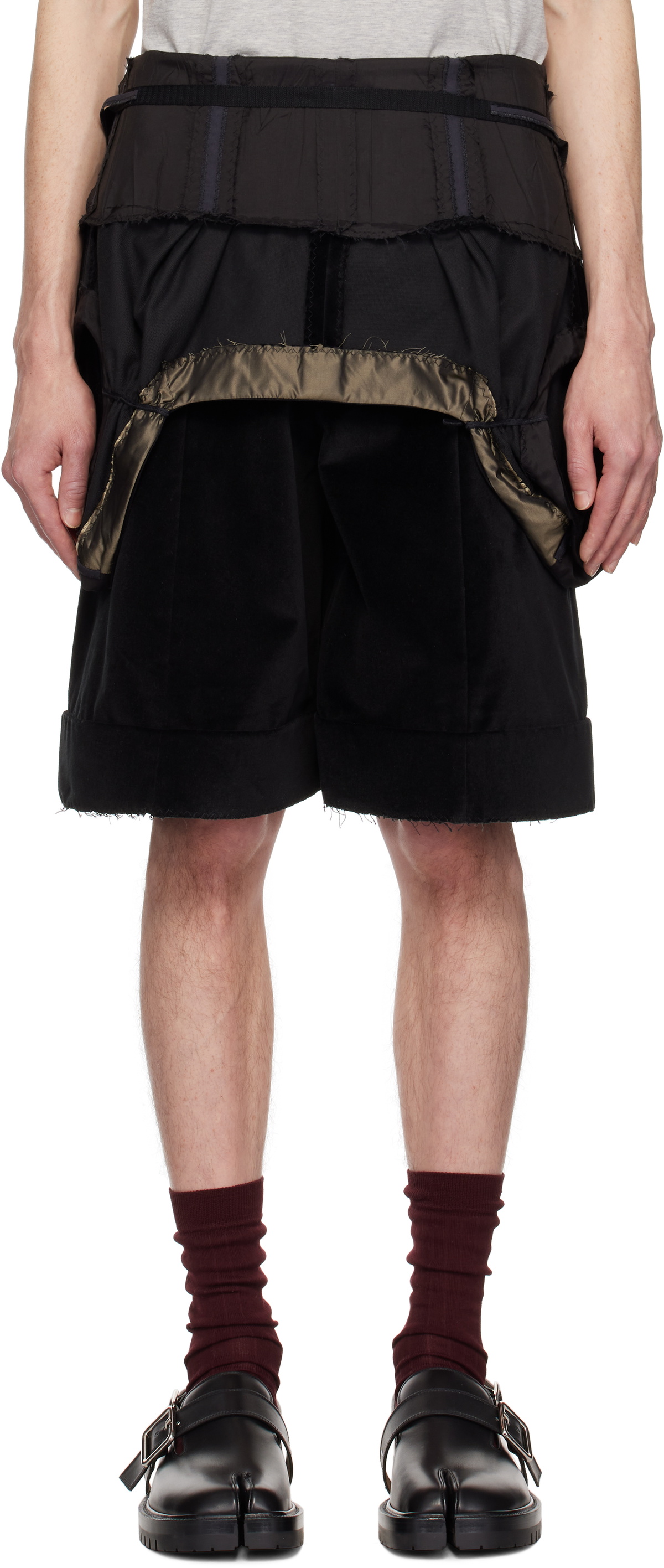 Maison Margiela Black Multi-Wear Shorts