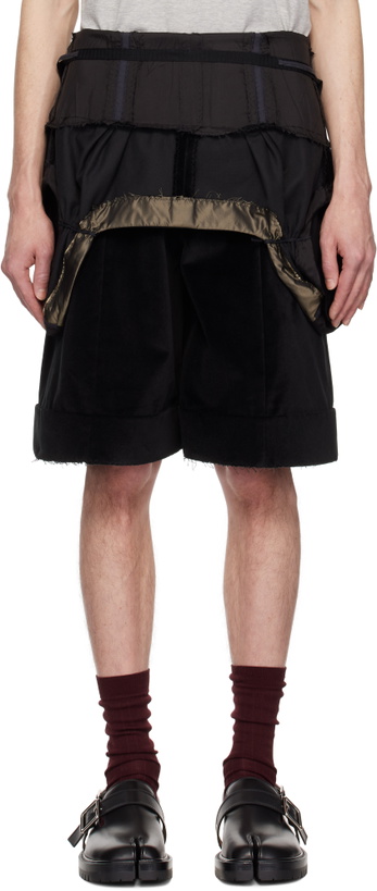 Photo: Maison Margiela Black Multi-Wear Shorts