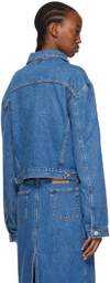 Magda Butrym Blue Classic Denim Jacket