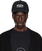 VETEMENTS Black Oval Logo Cap