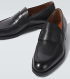 Zegna Leather penny loafers