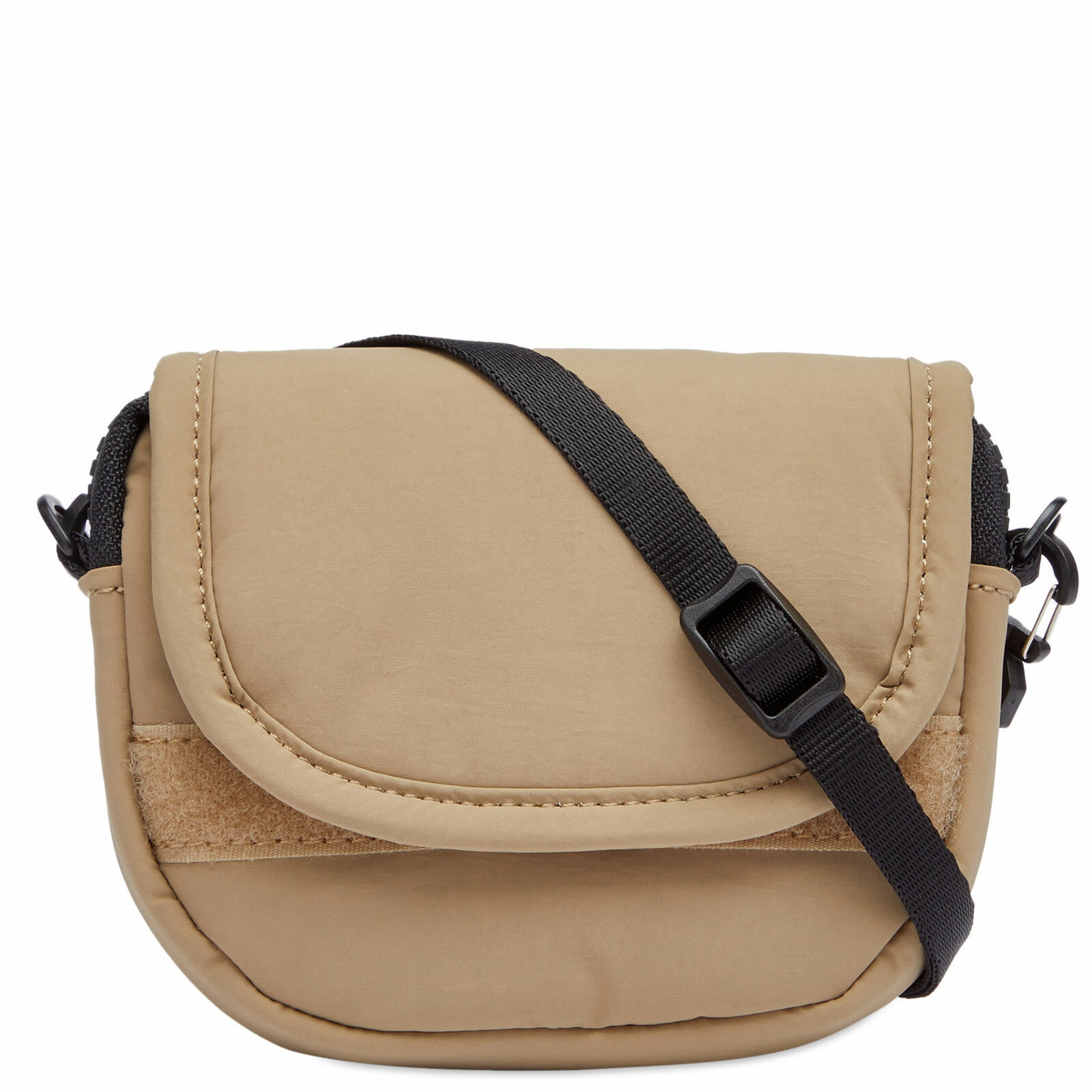 Mazi Untitled Clam Cross Body Bag in Beige 