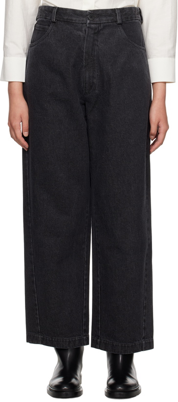 Photo: Cordera Black Straight-Leg Jeans