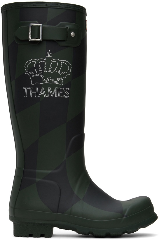 Photo: Thames MMXX. Green Hunter Edition Wellington Boots
