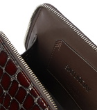 The Attico - Saturday Small croc-effect patent leather pouch