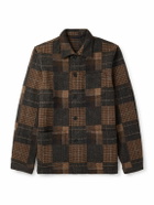 Sid Mashburn - Checked Wool-Flannel Overshirt - Brown