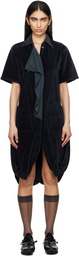 Kiko Kostadinov Navy Quasar Jersey Minidress