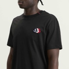 Moncler Men's Cotton Patch Logo T-Shirt in Black