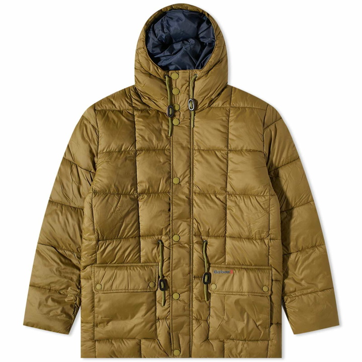 Photo: Barbour Men's Fell Baffle Quilt Jacket in North Green