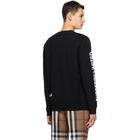 Burberry Black Location Jacquard Sweater