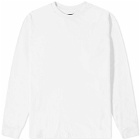 Monitaly Men's French Terry Long T-Shirt in White