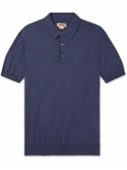 Baracuta - Slim-Fit Cotton Polo Shirt - Blue