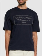 GIORGIO ARMANI - Logo Jersey T-shirt