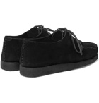 Yuketen - Suede Derby Shoes - Black