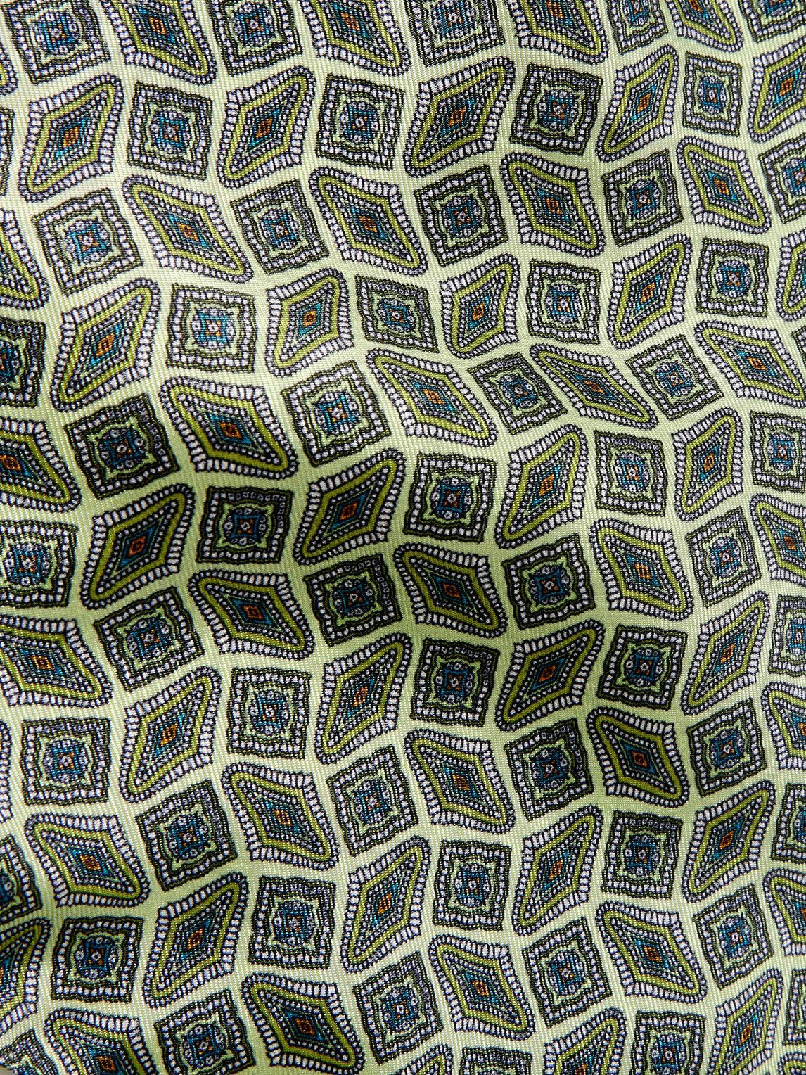 De Petrillo - Printed Silk-Twill Pocket Square