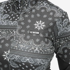 P.E Nation Women's Long Sleeve Niseko Snow Top in Snow Bandana Black