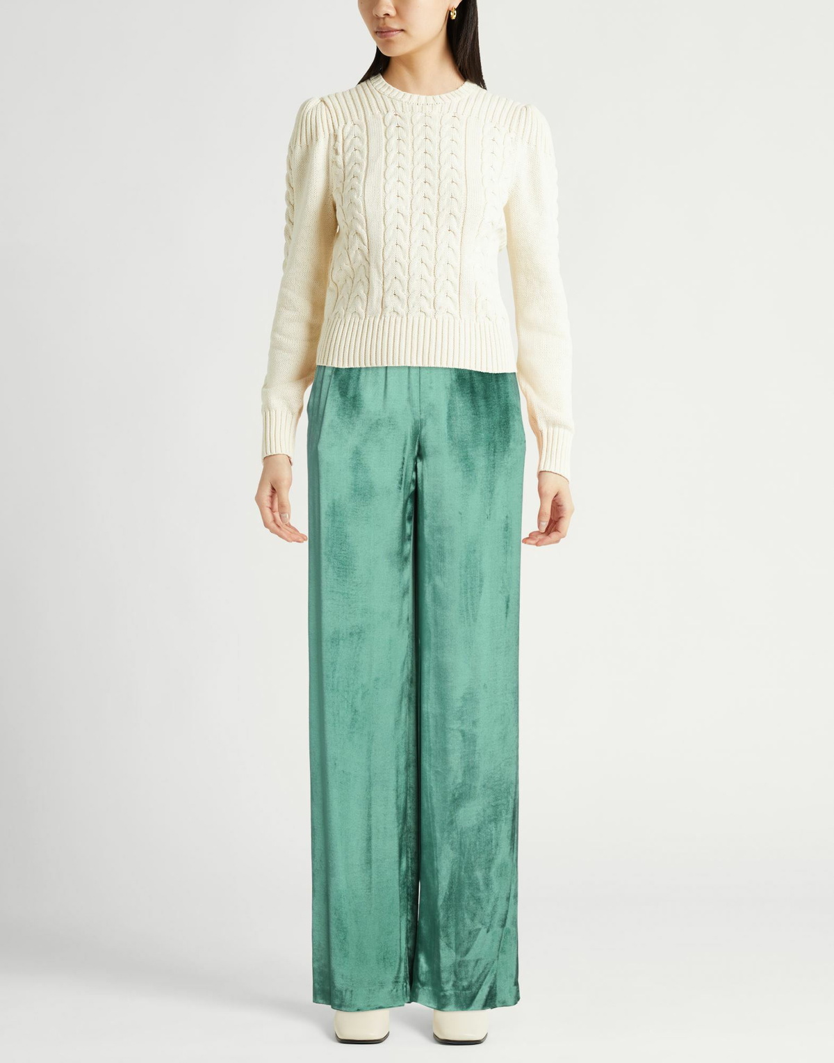Red Valentino Womens Pants in Green