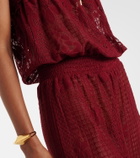 Melissa Odabash Viv cotton-blend lace jumpsuit