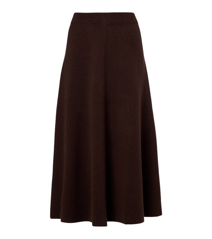 Photo: Jardin des Orangers Wool and cashmere midi skirt