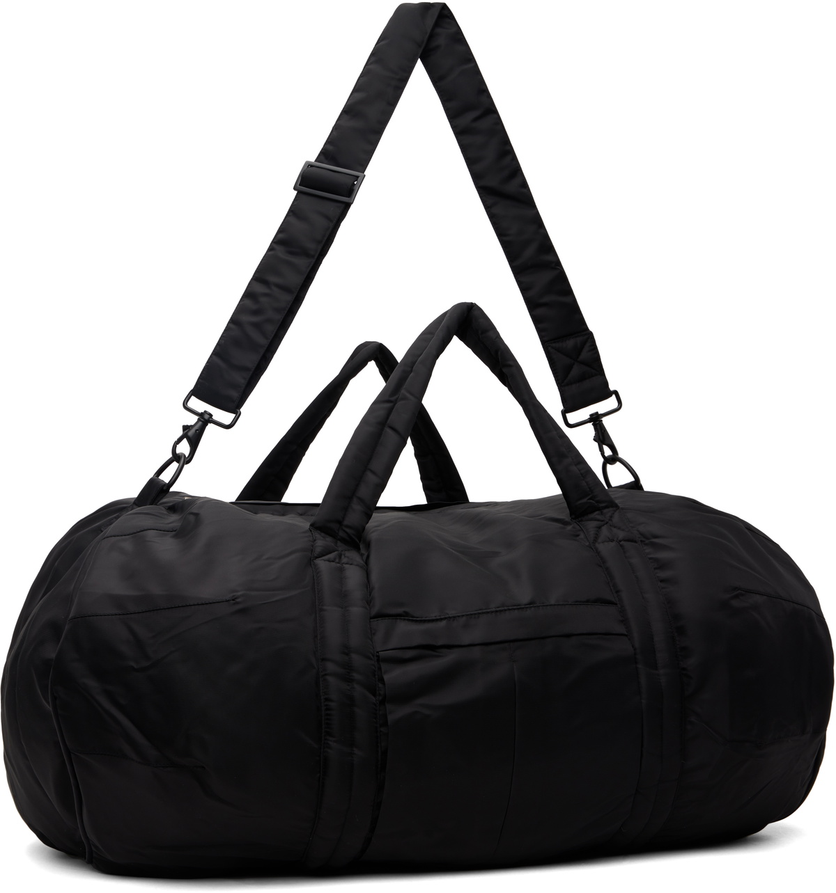 Entire Studios STANDARD DUFFLE ダッフルバッグ standard duffle washed black – entire studios